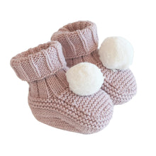 Load image into Gallery viewer, Pom Pom Baby Socks | Petal