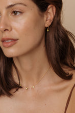 Load image into Gallery viewer, Eva Peridot Hoops | Sterling Silver