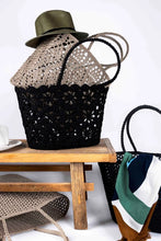 Load image into Gallery viewer, Jane | Crochet Basket | Black