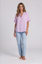 Load image into Gallery viewer, La Gemme Cotton Shirt | Lilac