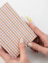 Load image into Gallery viewer, Mini Primrose Gingham Jotter