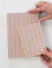 Load image into Gallery viewer, Mini Primrose Gingham Jotter