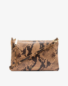 Molly Crossbody | Caramel Python