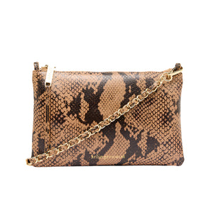 Molly Crossbody | Caramel Python