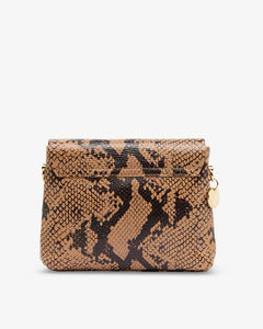 Amber Petite | Caramel Python