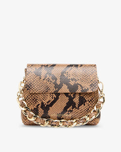 Amber Petite | Caramel Python