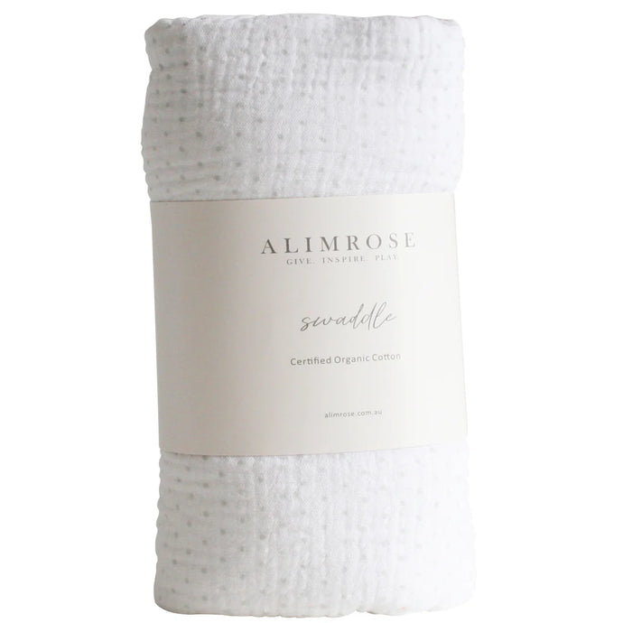 Muslin Swaddle | Grey Spot