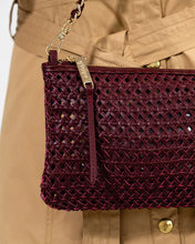 Load image into Gallery viewer, Molly Crossbody - Burgundy Weave