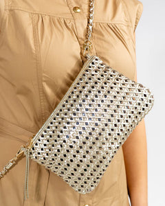 Molly Crossbody | Gold Weave