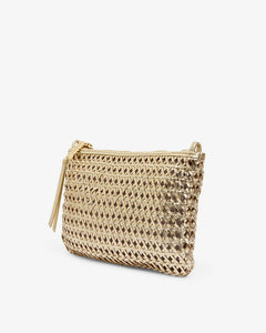 Molly Crossbody | Gold Weave