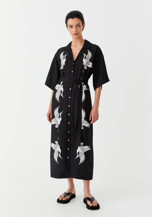 Akari Shirt Dress | Print