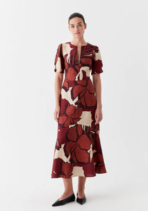 Maddox Linen Skirt | Print
