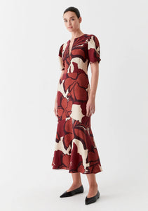 Maddox Linen Skirt | Print