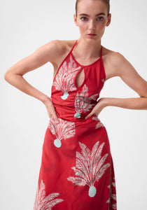 Alessandra Midi Dress | Rouge