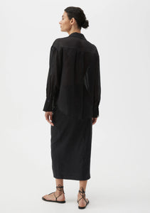 Savasi Linen Skirt | Black
