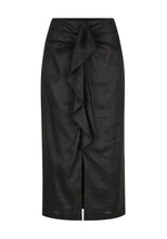 Load image into Gallery viewer, Savasi Linen Skirt | Black
