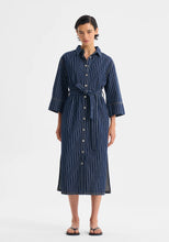 Load image into Gallery viewer, Wyatt Denim Dress | Stripe