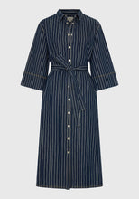 Load image into Gallery viewer, Wyatt Denim Dress | Stripe