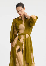 Load image into Gallery viewer, Astra Shirt Dress | Moss Print