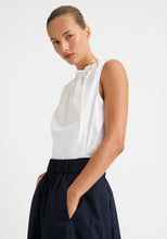 Load image into Gallery viewer, Maddison Tie Top | White