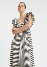Load image into Gallery viewer, Marina Scallop Maxi Dress | Stripe