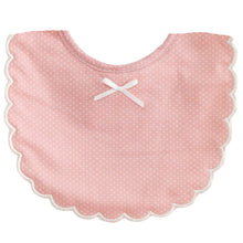 Load image into Gallery viewer, Scallop Bib | Pink Ivory