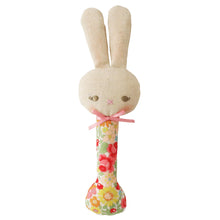 Load image into Gallery viewer, Baby Bunny Stick Rattle | Spring Blossom