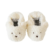 Load image into Gallery viewer, Sherpa Bear Booties | Ivory