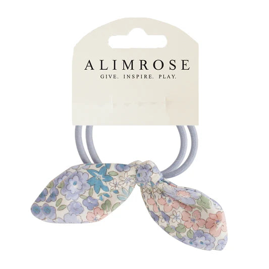 Bunny Hair Ties Set | Liberty Blue