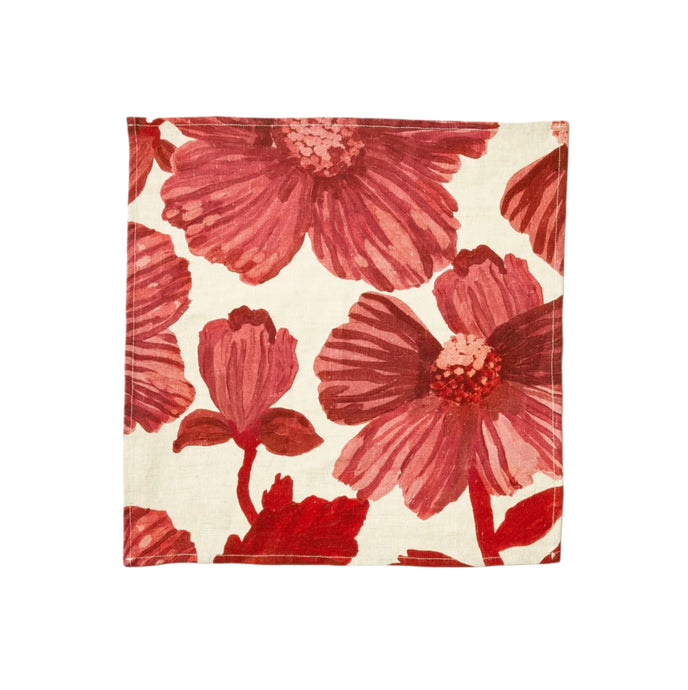 Leon Cerise Napkins | Set of 4
