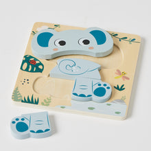 Load image into Gallery viewer, Wooden Elephant Small Puzzle