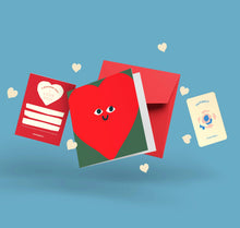 Load image into Gallery viewer, Oversized Heart Card