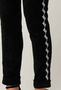 Everly Contrast Jogger | Onyx