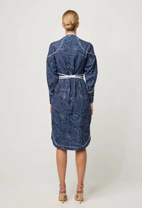 Adela Viscose Dobby Dress | Altamira