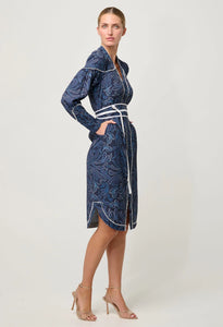 Adela Viscose Dobby Dress | Altamira