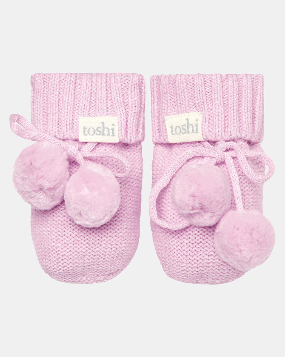 Organic Booties Marley - Lavender