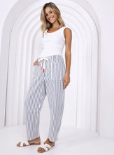 Load image into Gallery viewer, Carter Barrel Jeans | Navy Stripe