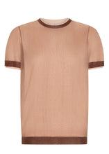 Load image into Gallery viewer, Kaspar Layered Tee | Pink/Toffee