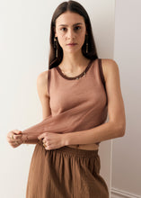 Load image into Gallery viewer, Kaspar Layered Tank | Pink/Toffee
