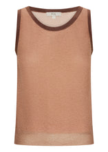 Load image into Gallery viewer, Kaspar Layered Tank | Pink/Toffee