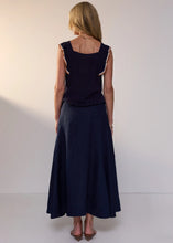 Load image into Gallery viewer, Naia Frill Sleeve Tank | Ink Multi