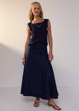 Load image into Gallery viewer, Naia Frill Sleeve Tank | Ink Multi