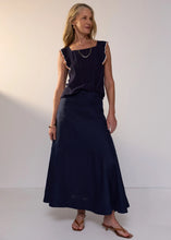 Load image into Gallery viewer, Naia Frill Sleeve Tank | Ink Multi