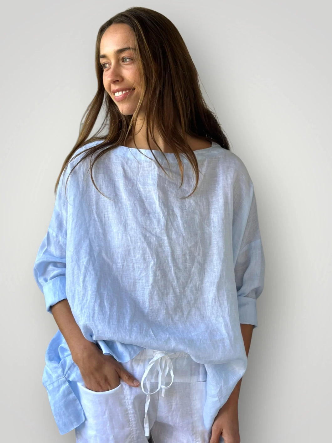 Avril Top | Soft Blue