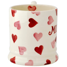 Load image into Gallery viewer, Pink Hearts Mummy 1/2 Pint Mug