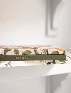 Heirloom Recipe Book Journal | Basil Green
