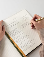 Load image into Gallery viewer, Heirloom Recipe Book Journal | Basil Green