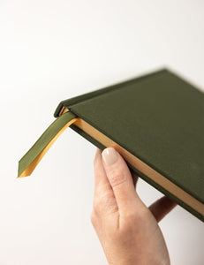 Heirloom Recipe Book Journal | Basil Green