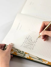 Load image into Gallery viewer, Heirloom Recipe Book Journal | Basil Green