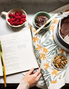 Heirloom Recipe Book Journal | Basil Green